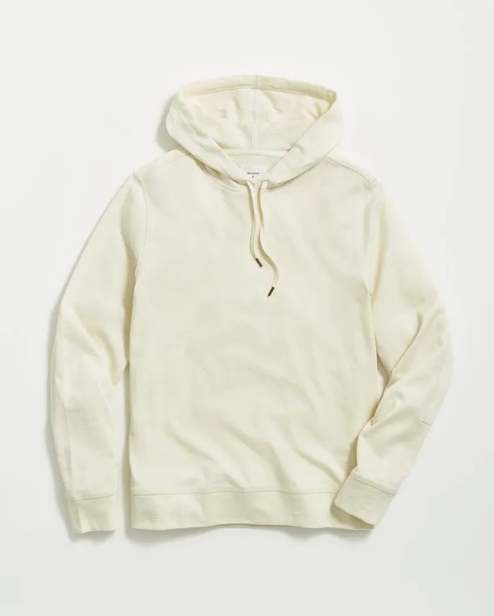 Sweaters and Sweatshirts Men Billy Reid Practice Hoodie Tinted White