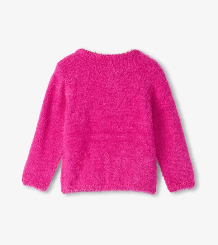 Sweaters Baby and Toddler Hatley Baby and Toddler Girls Star Furry Sweater