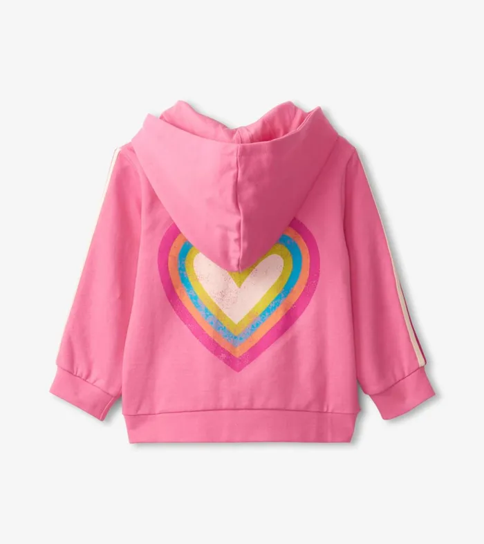 Sweaters Baby and Toddler Hatley Rainbow Heart Hoodie