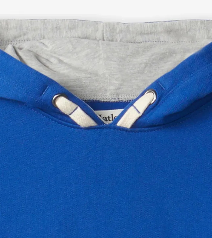 Sweaters Boys Hatley Boys Blue Pullover Terry Sweatshirt