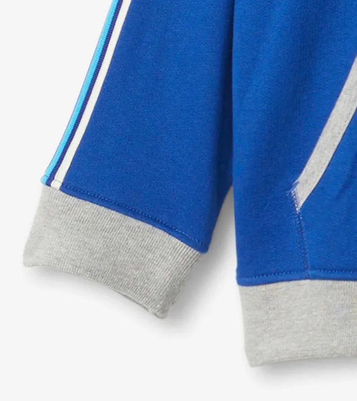 Sweaters Boys Hatley Boys Blue Pullover Terry Sweatshirt
