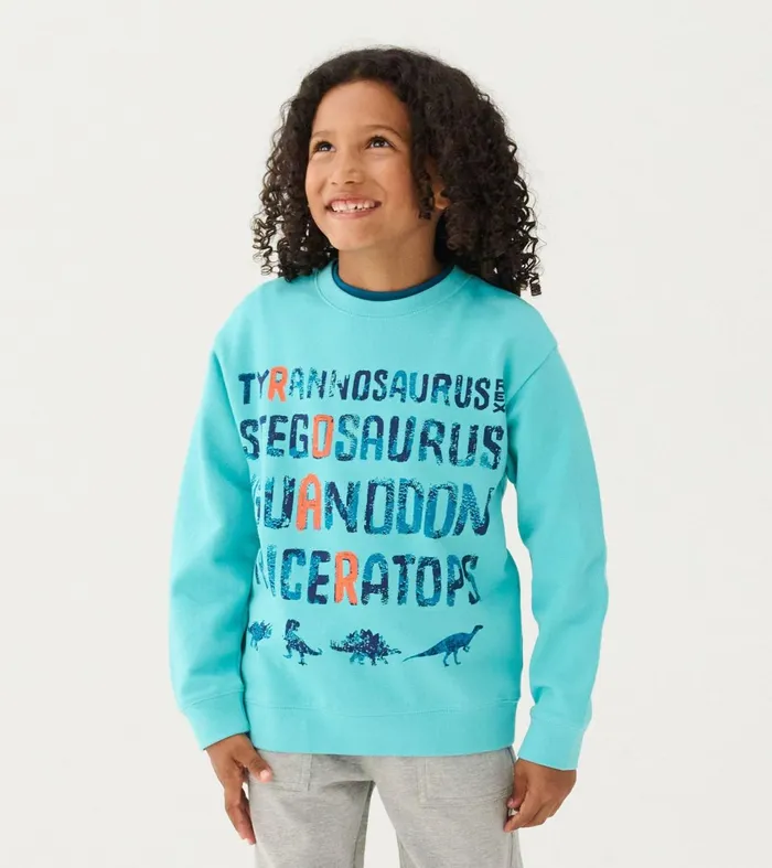 Sweaters Boys Hatley Boys Dinosaur Roar Sweatshirt
