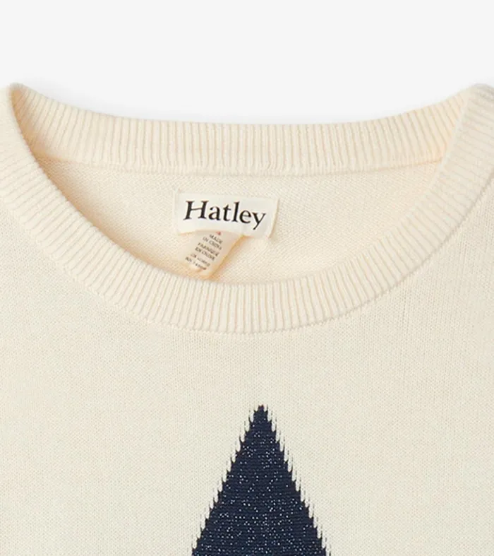 Sweaters Girls Hatley Girls Shooting Star Sweater