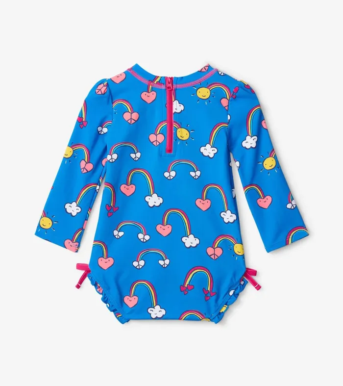 Swimwear Baby and Toddler Hatley Summer Sky Baby Rashguard Swimsuit