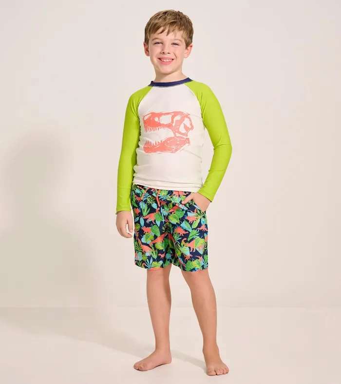 Swimwear Boys Hatley Boys Dino Jungle Swim Trunks