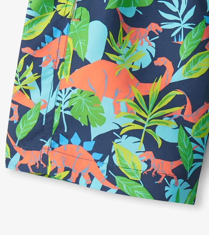 Swimwear Boys Hatley Boys Dino Jungle Swim Trunks