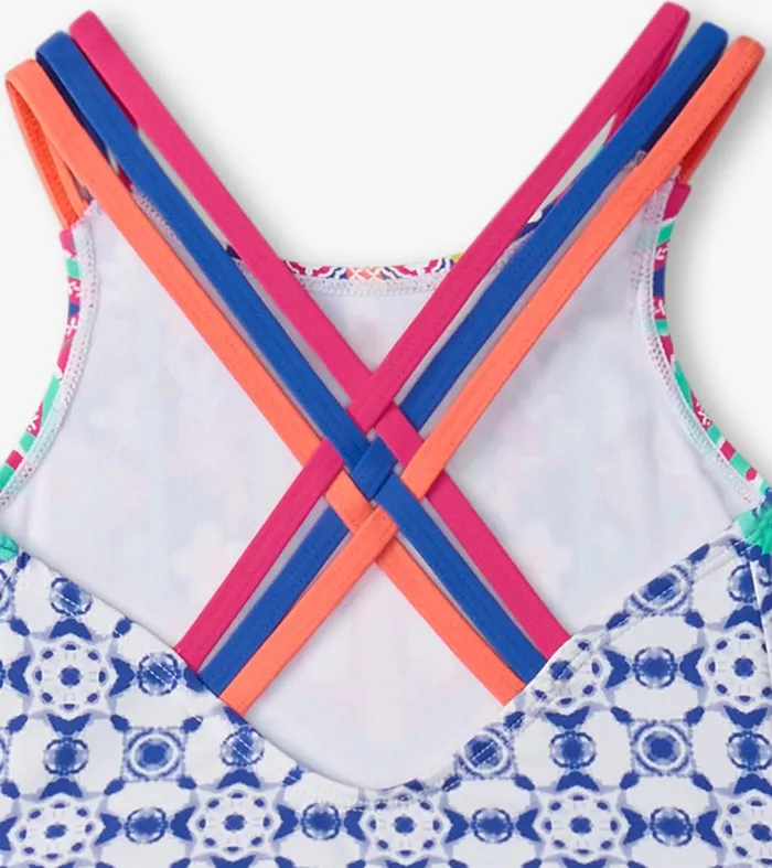 Swimwear Girls Hatley Girls Kaleidoscope TwoPiece Crop Top Bikini Set