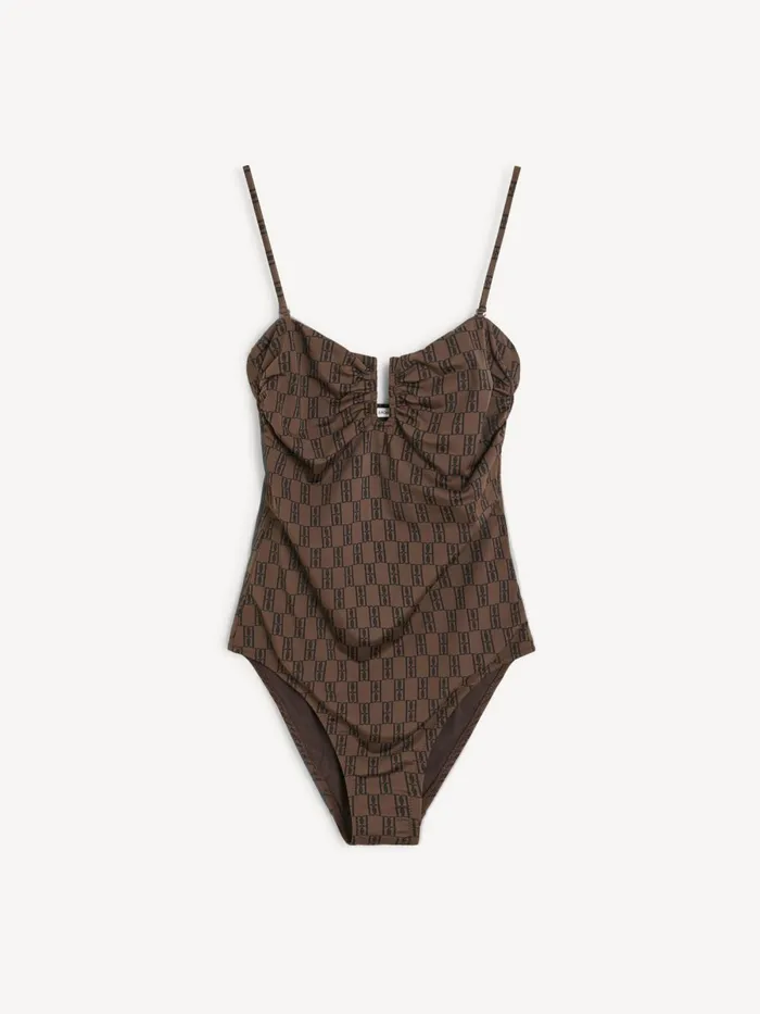 Swimwear Women By Malene Birger Cocesa Swimsuit Dark Mahogany