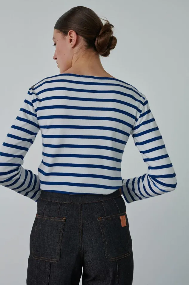 TShirts and Sweatshirts Women Soeur KATY TEESHIRT Whiteblue