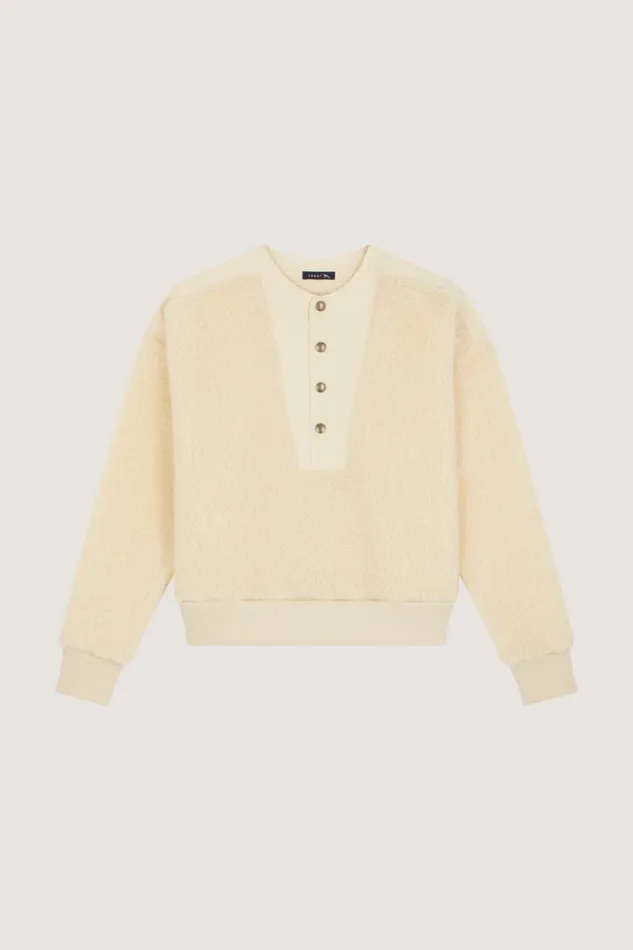 TShirts and Sweatshirts Women Soeur LONDON JUMPER Offwhite