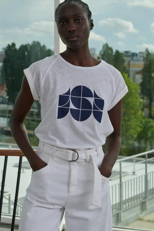 TShirts and Sweatshirts Women Soeur VALENTINA TEESHIRT White