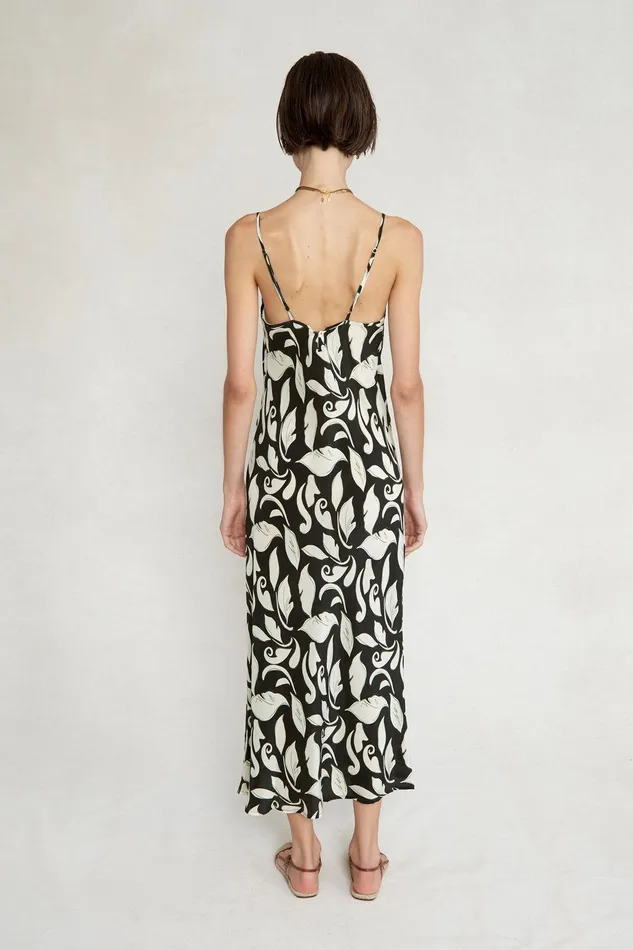 Tatum Slip Dress Black Women Chan Luu Dresses