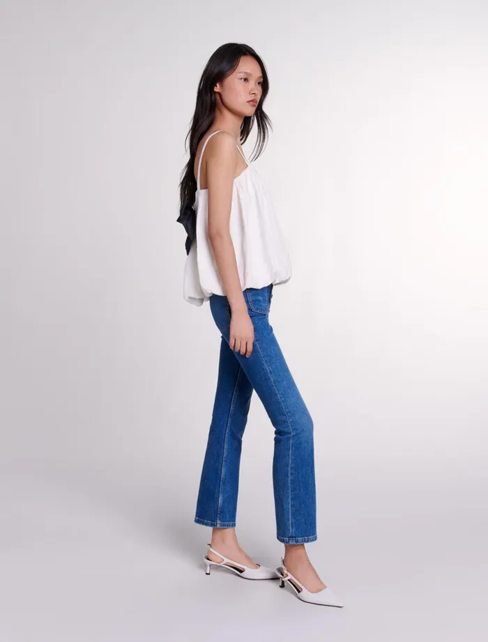 Tops and Shirts Women Maje Strappy Top White
