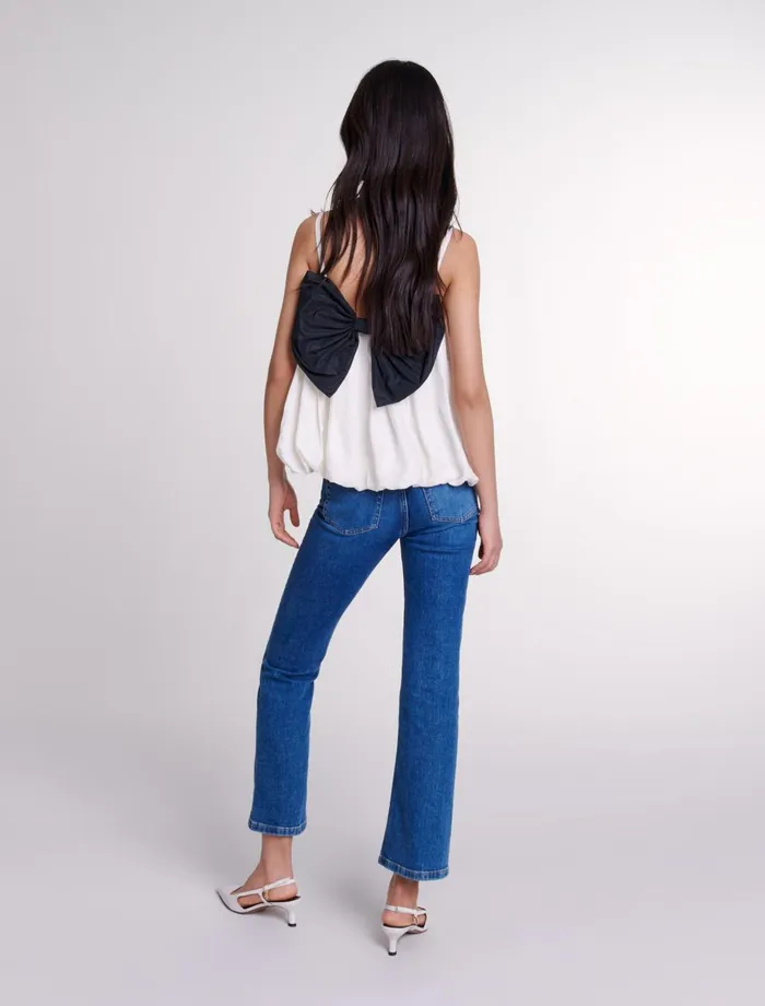 Tops and Shirts Women Maje Strappy Top White