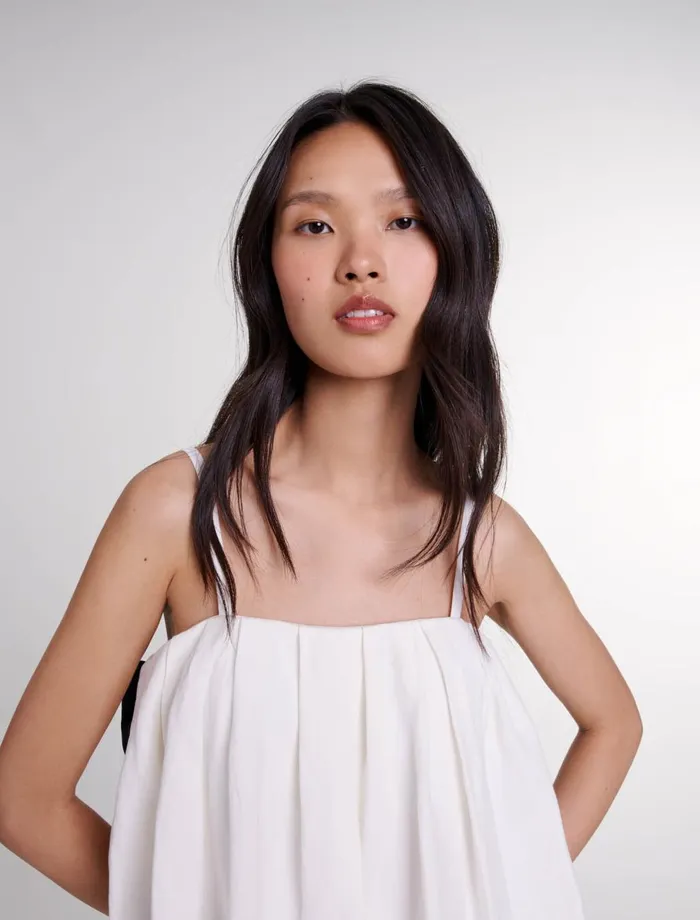 Tops and Shirts Women Maje Strappy Top White