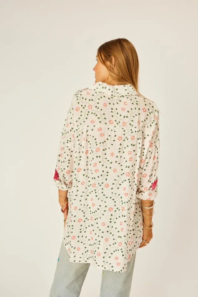 Tops Shop Natalie Martin JENNIFER SHIRT Pinwheel Cotton