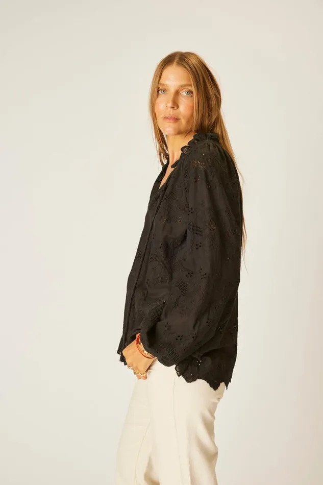 Tops Shop Natalie Martin PENNY BLOUSE Geranium Midnight