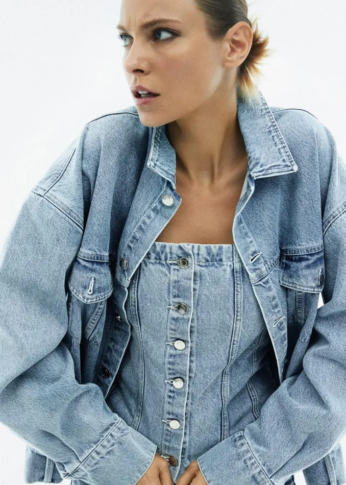 Tops Women ALOHAS Troyes Blue Denim Tank