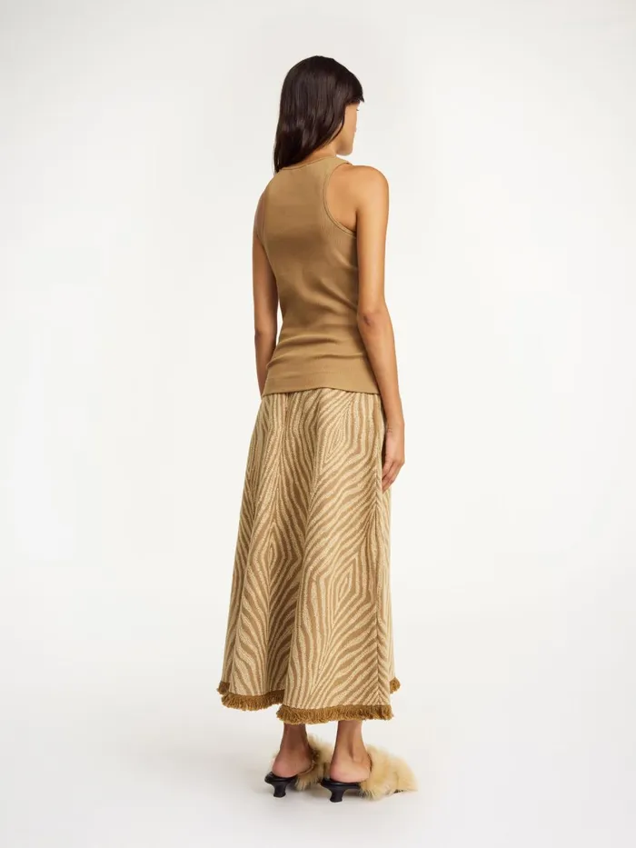 Tops Women By Malene Birger Amani Organic Cotton Tank Top Light Brown Tops Women By Malene Birger Amani Organic Cotton Tank Top Light Brown