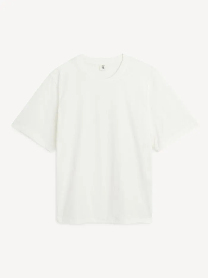 Tops Women By Malene Birger Hedil Tshirt Soft White Tops Women By Malene Birger Hedil Tshirt Soft White