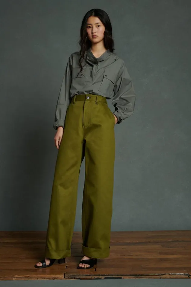 Trousers Women Soeur ALISSIO TROUSERS Khaki