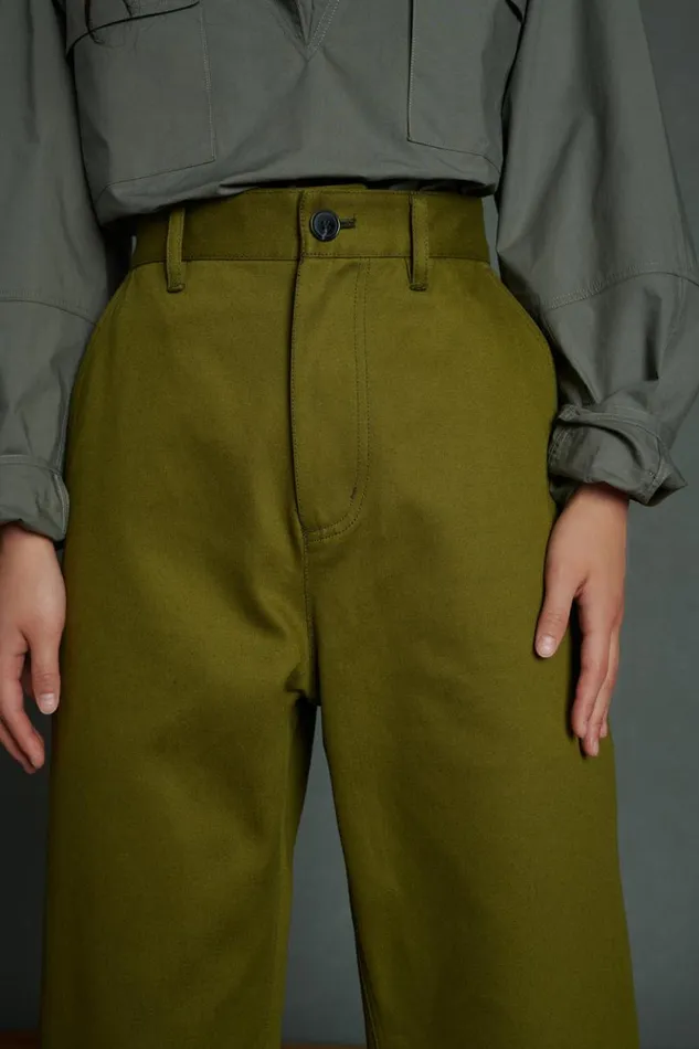 Trousers Women Soeur ALISSIO TROUSERS Khaki