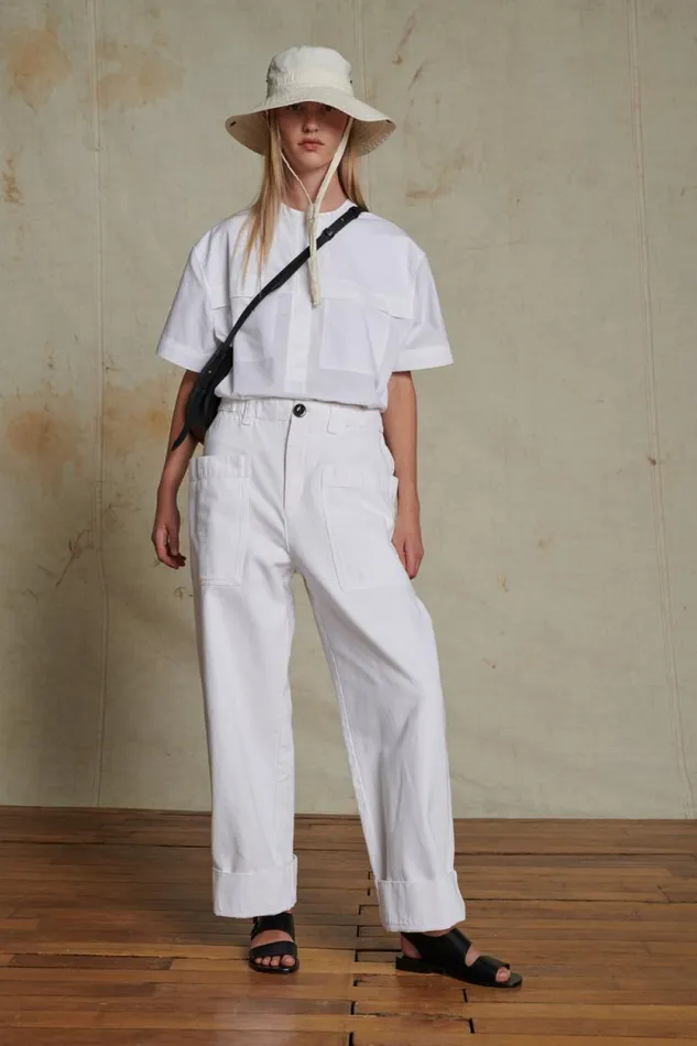 Trousers Women Soeur ANDORRE JEANS White