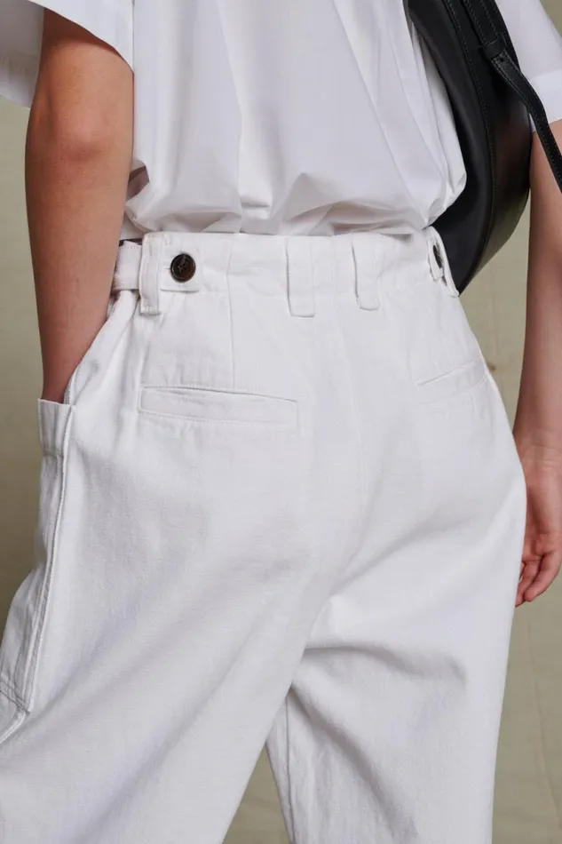 Trousers Women Soeur ANDORRE JEANS White