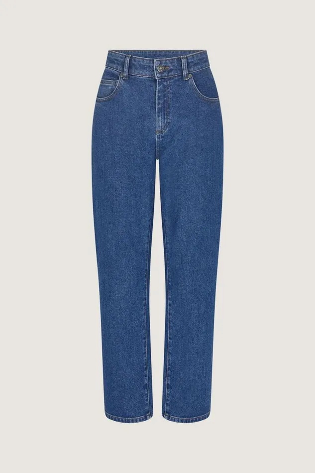 Trousers Women Soeur BARNEY JEANS Washed Blue Denim