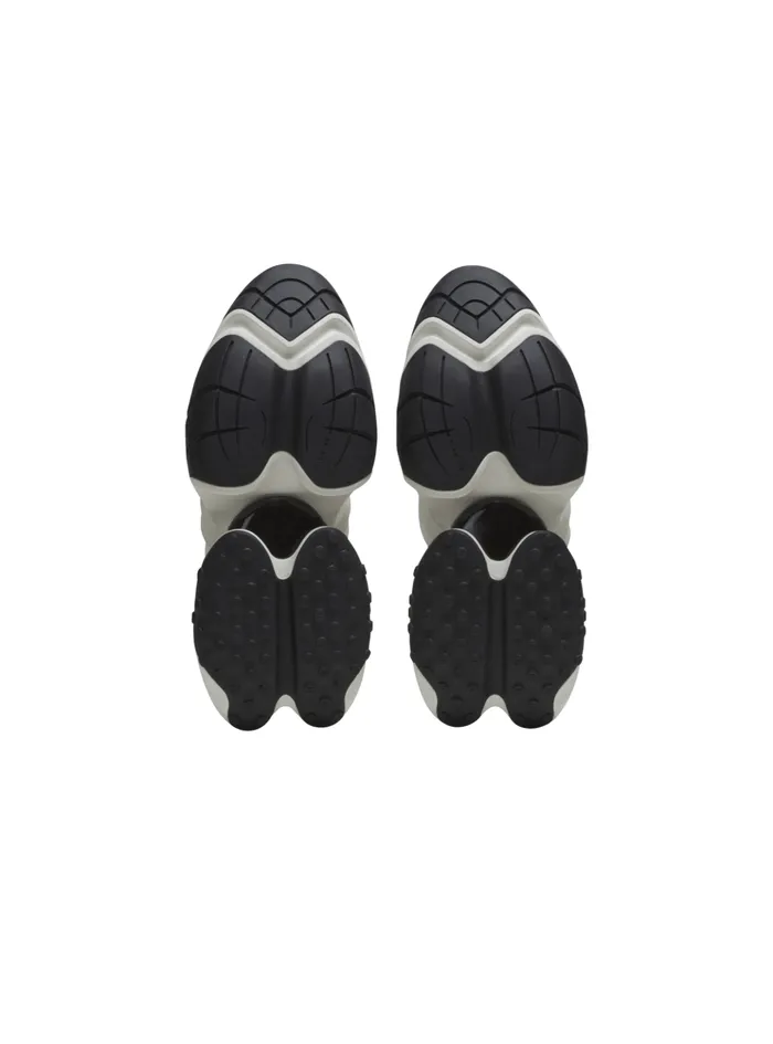 Unicorn Sneakers In Twotone Neoprene And Leather Black Women Balmain Sneakers