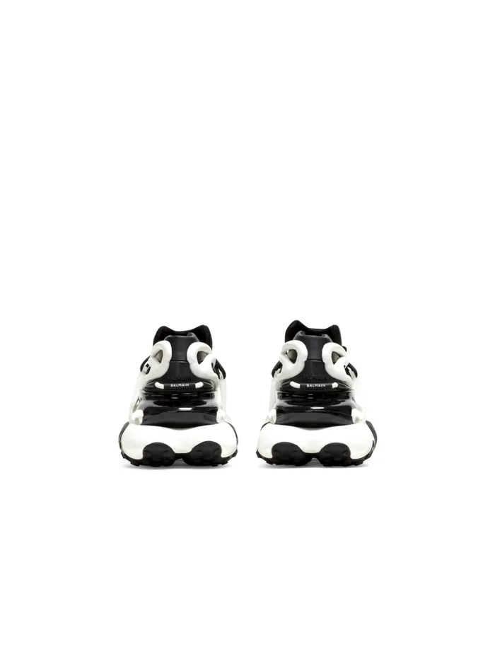 Unicorn Sneakers In Twotone Neoprene And Leather Black Women Balmain Sneakers