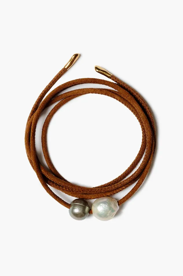 Vanya Leather Wrap Bracelet Brown Women Chan Luu Bracelets