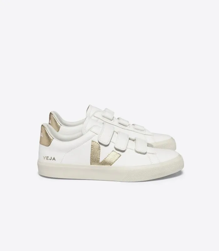 VEJA Recife Women RECIFE LEATHER WHITE PLATINE