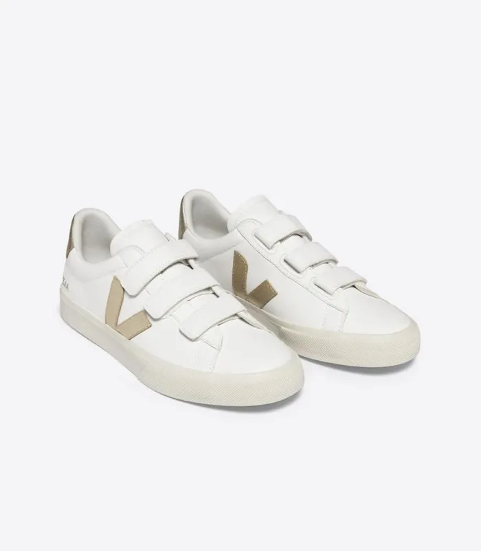 VEJA Recife Women RECIFE LEATHER WHITE PLATINE