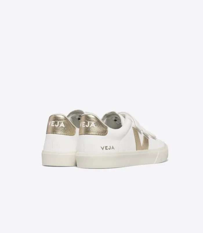 VEJA Recife Women RECIFE LEATHER WHITE PLATINE