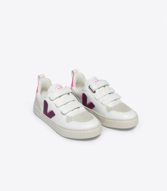 VEJA V10 Kids V10 CWL WHITE MAGENTA SARI