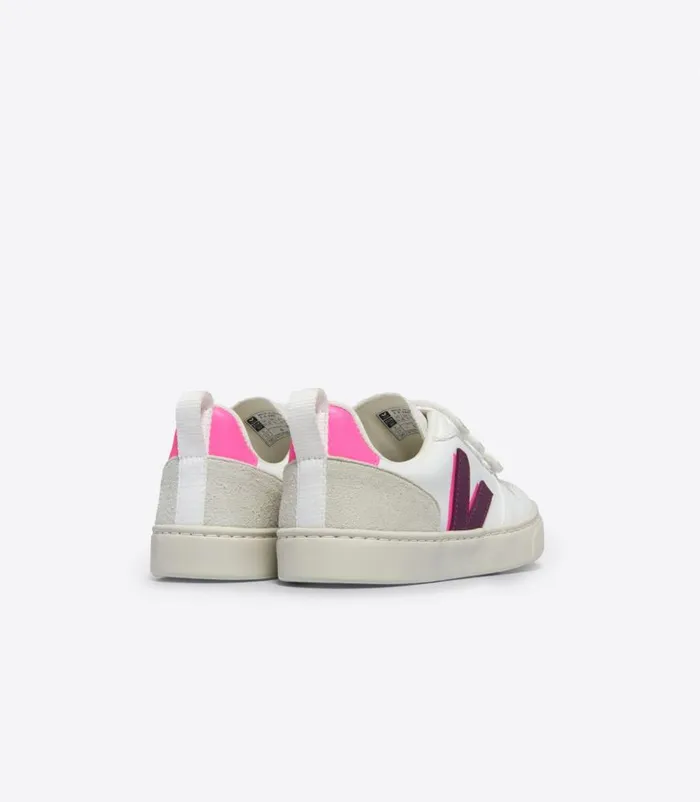 VEJA V10 Kids V10 CWL WHITE MAGENTA SARI