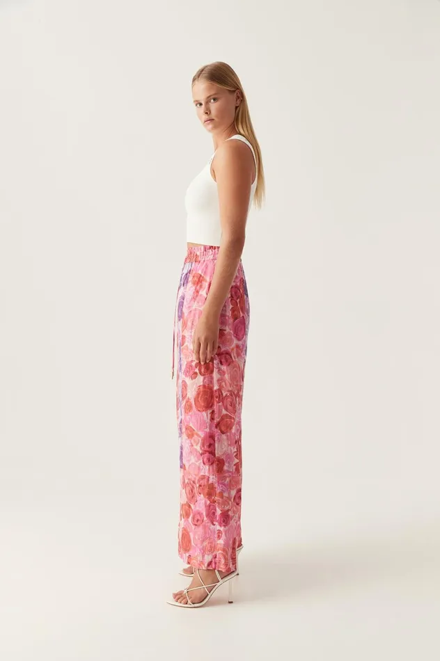 Vision Relaxed Pant Kaleidoscopic Rose Women Aje Pants