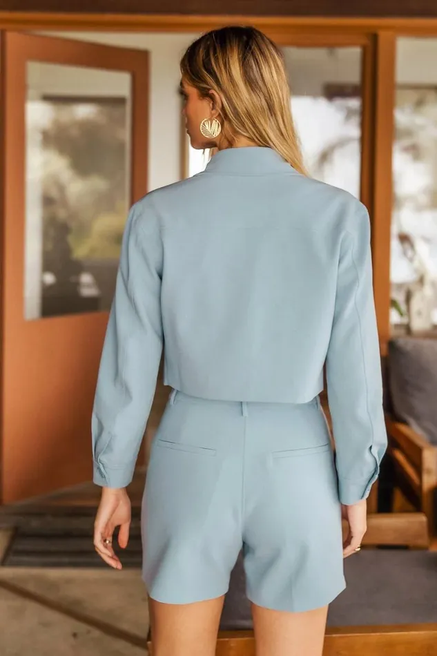 Waldorf Shorts In Blue Blue Women Bohme Sets