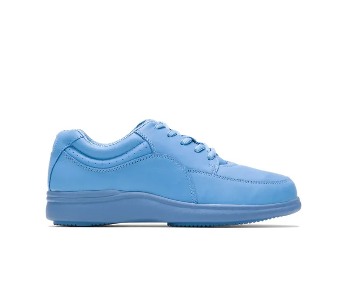 Walking Shoes Hush Puppies Women Power Walker Surf Blue Leather