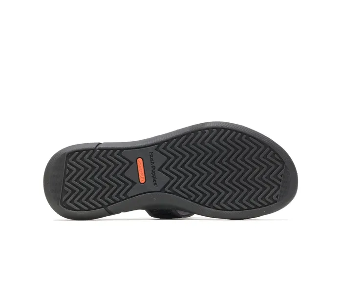 Willa Knit Slide Black Knit Sandals Hush Puppies Women