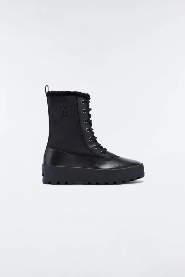 Winter Boots Men Mackage HERO Shearlinglined Winter Boot For Men Armyblack