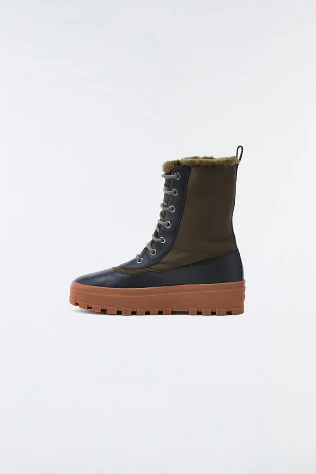 Winter Boots Men Mackage HERO Shearlinglined Winter Boot For Men Armyblack Winter Boots Men Mackage HERO Shearlinglined Winter Boot For Men Armyblack