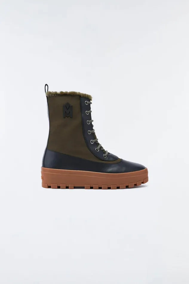 Winter Boots Men Mackage HERO Shearlinglined Winter Boot For Men Armyblack Winter Boots Men Mackage HERO Shearlinglined Winter Boot For Men Armyblack