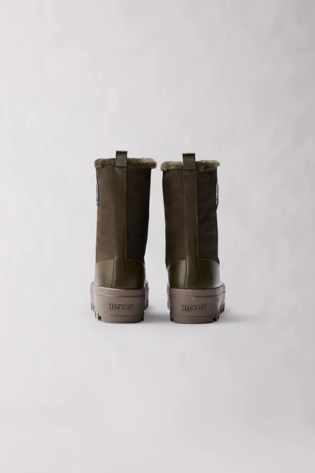 Winter Boots Men Mackage HERO Shearlinglined Winter Boot For Men Armyblack Winter Boots Men Mackage HERO Shearlinglined Winter Boot For Men Armyblack