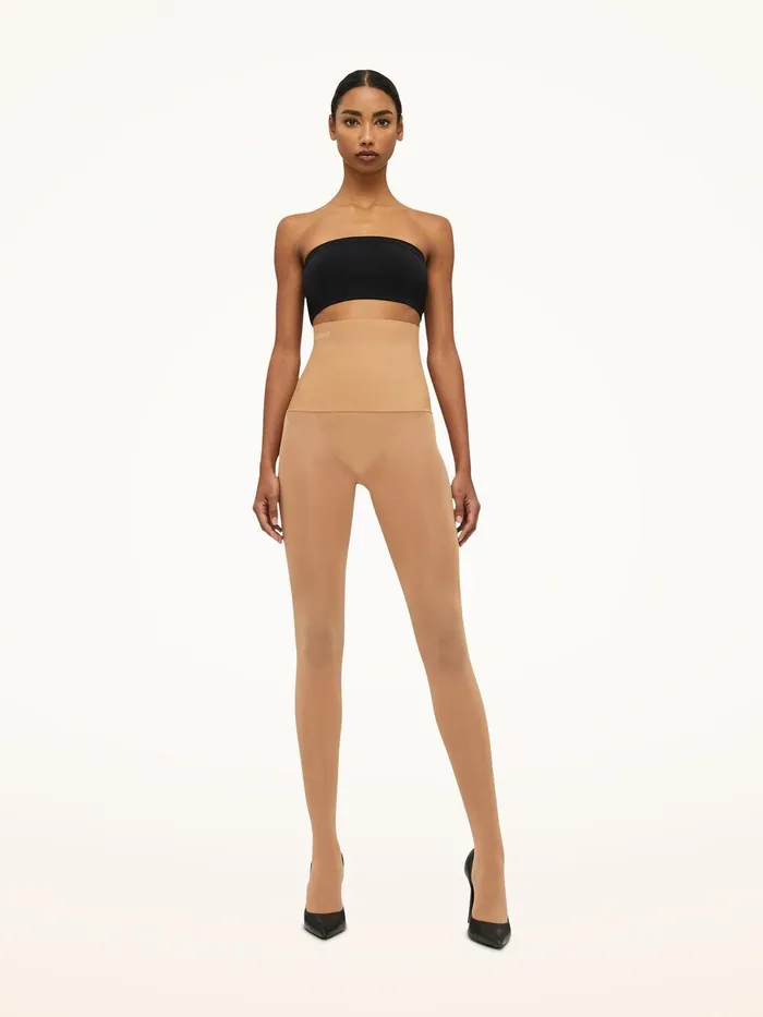Wolford Tights and Socks Fatal High Waist Tights Gobi 8211 Women