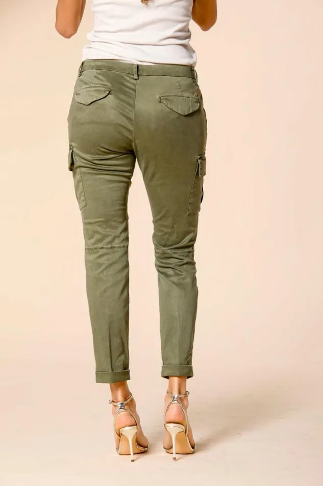 Woman Chile City Cargo Pants In Stretch Satin Curvy Mason039s Pants