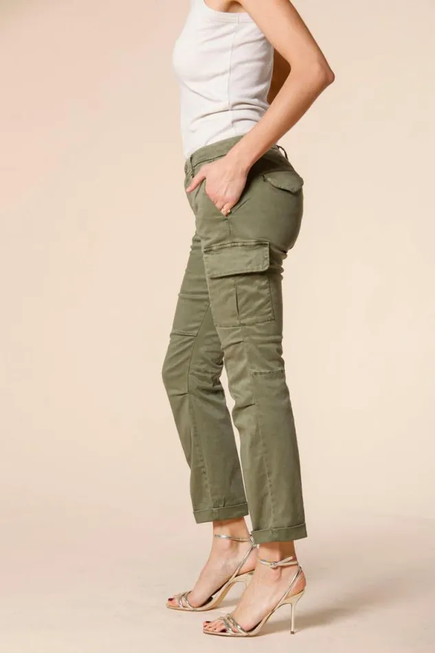 Woman Chile City Cargo Pants In Stretch Satin Curvy Mason039s Pants