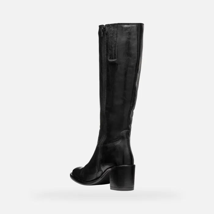 Woman Geox Boots FARNIA WOMAN Black