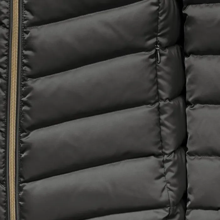 Woman Geox Down Jackets BETTANIE WOMAN Black Short Down Jacket Black